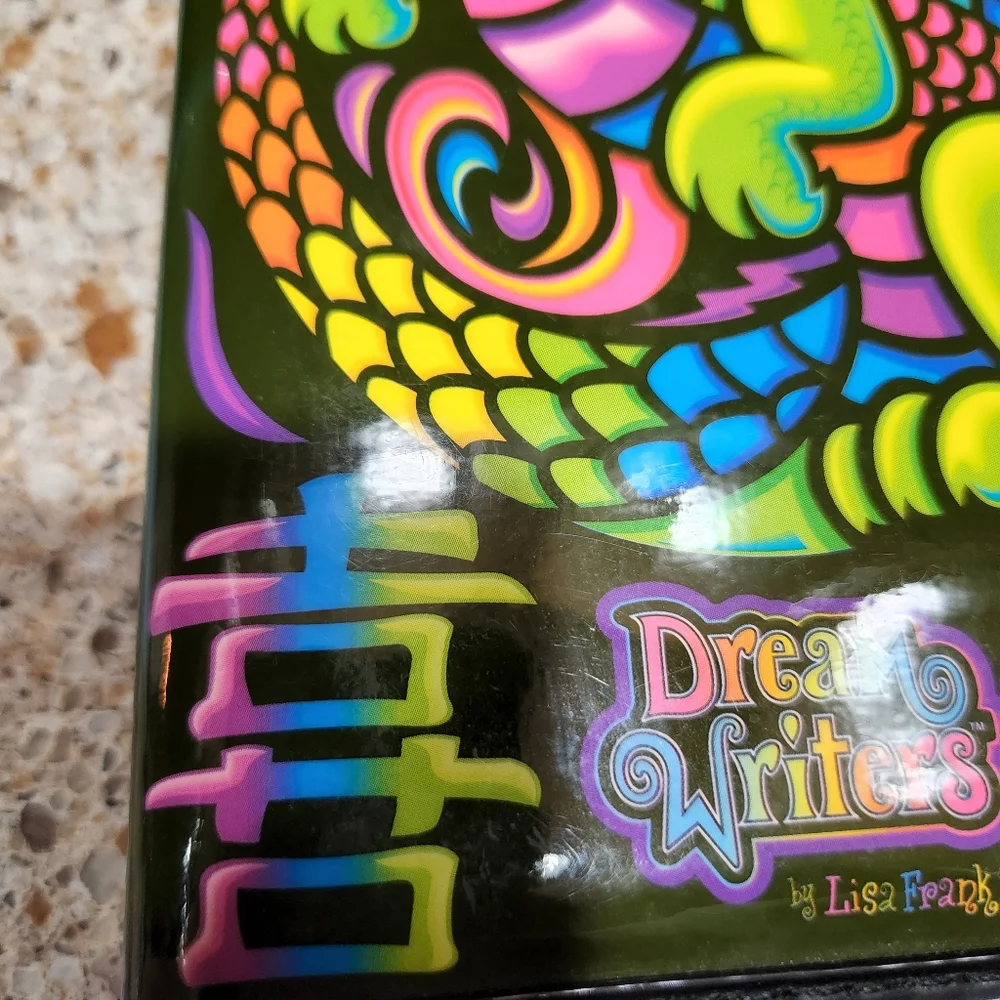 Vintage Lisa frank dragon binder